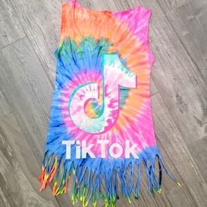 Tik Tok Tie Dye Tank XL